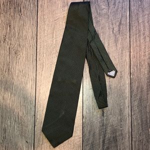 Green Italian made tie